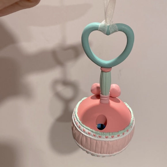 Precious Moments Christmas Ornament You Brighten My Holidays Baby in Rattle” - Picture 4 of 12